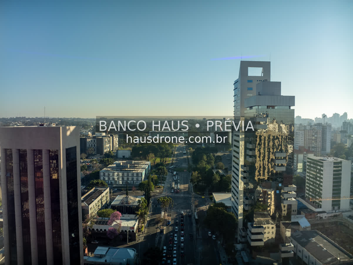 Edifícios e paisagem urbana — Centro Cívico em Curitiba, Paraná.