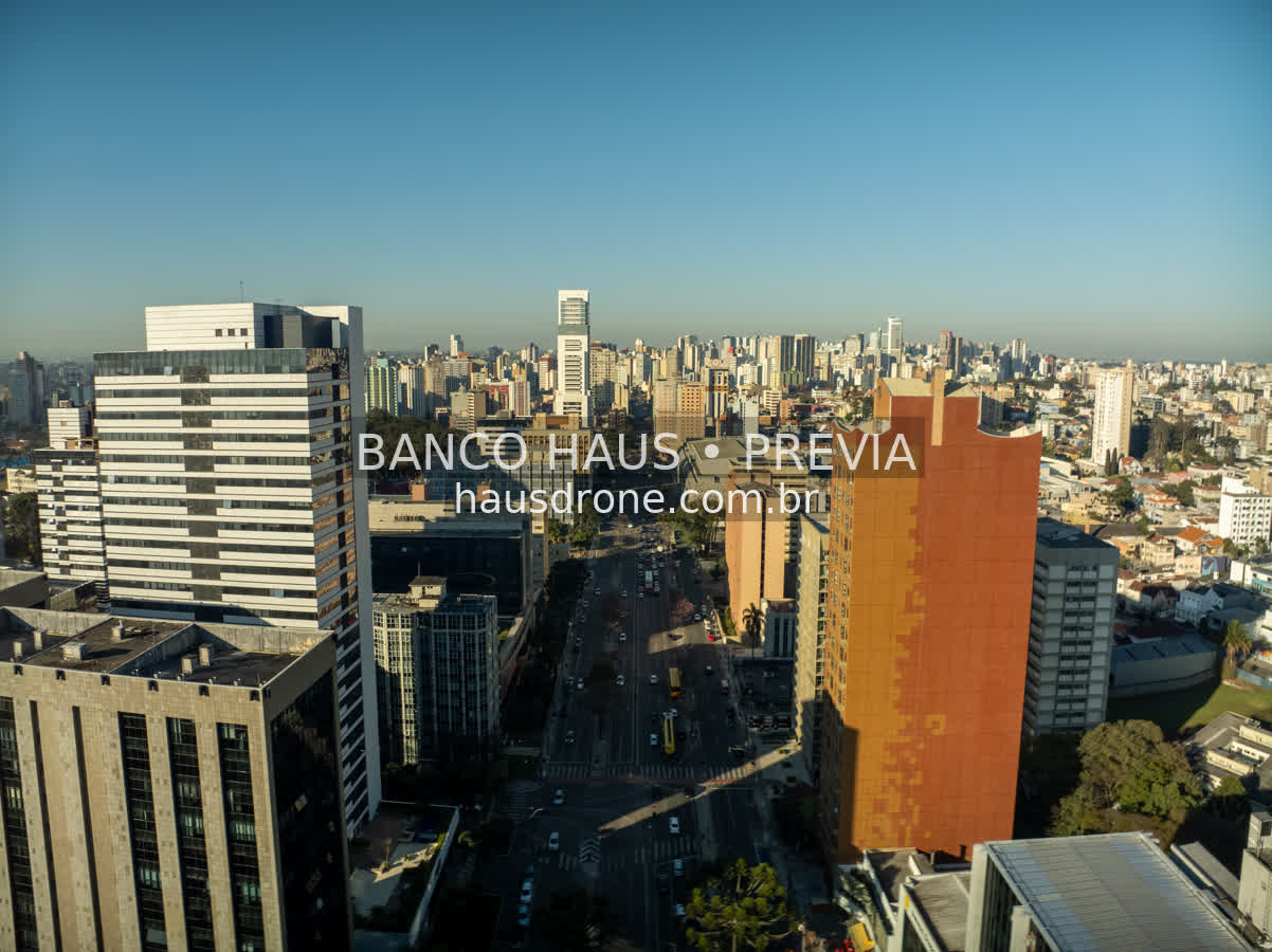 Edifícios e paisagem urbana — Centro Cívico em Curitiba, Paraná.