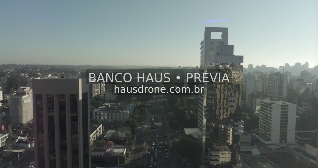 Edifícios e paisagem urbana — Centro Cívico em Curitiba, Paraná.