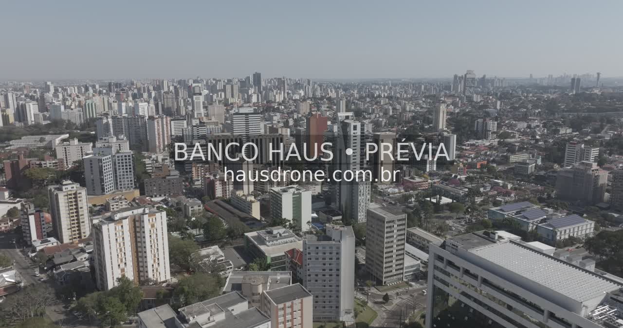 Edifícios e paisagem urbana — Centro Cívico em Curitiba, Paraná.