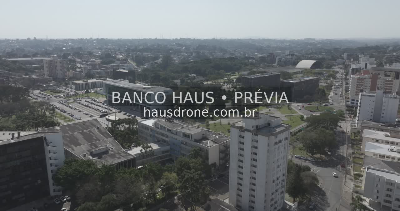 Edifícios e paisagem urbana — Centro Cívico em Curitiba, Paraná.