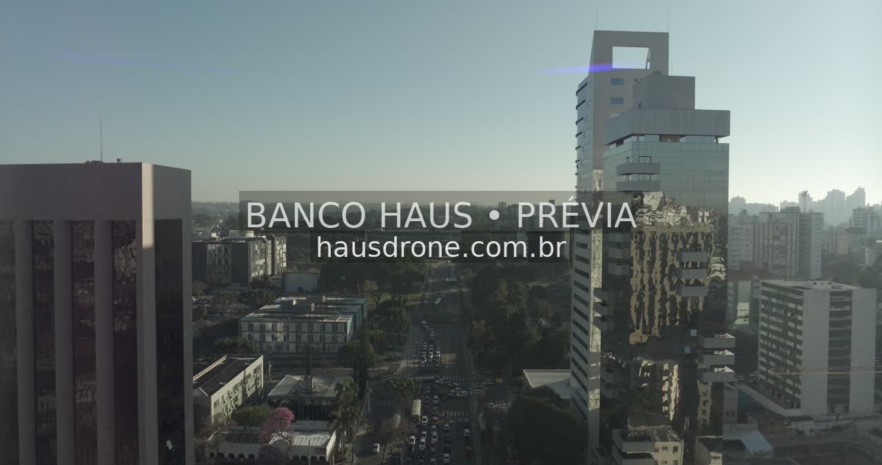 Edifícios e paisagem urbana — Centro Cívico em Curitiba, Paraná.