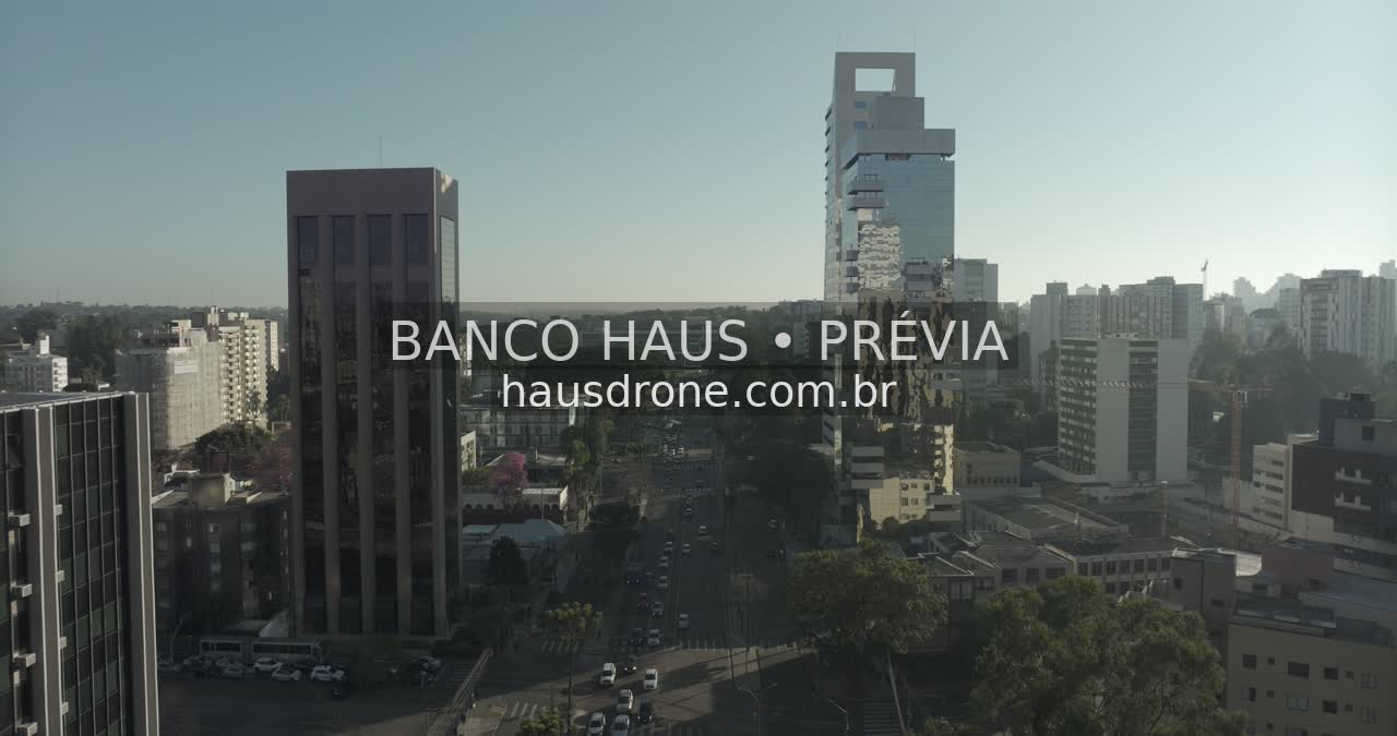 Edifícios e paisagem urbana — Centro Cívico em Curitiba, Paraná.