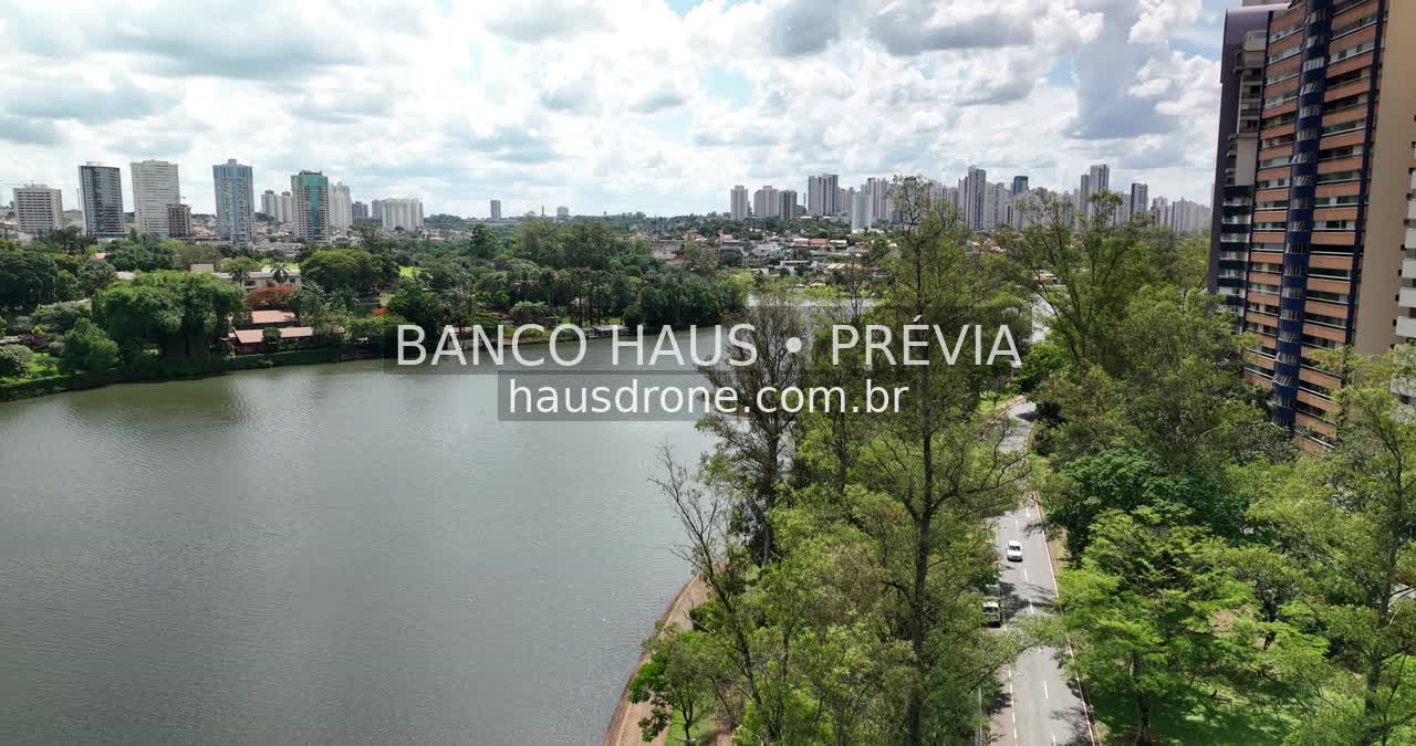 Lago e paisagem urbana — Londrina e região, Paraná, Paraná.