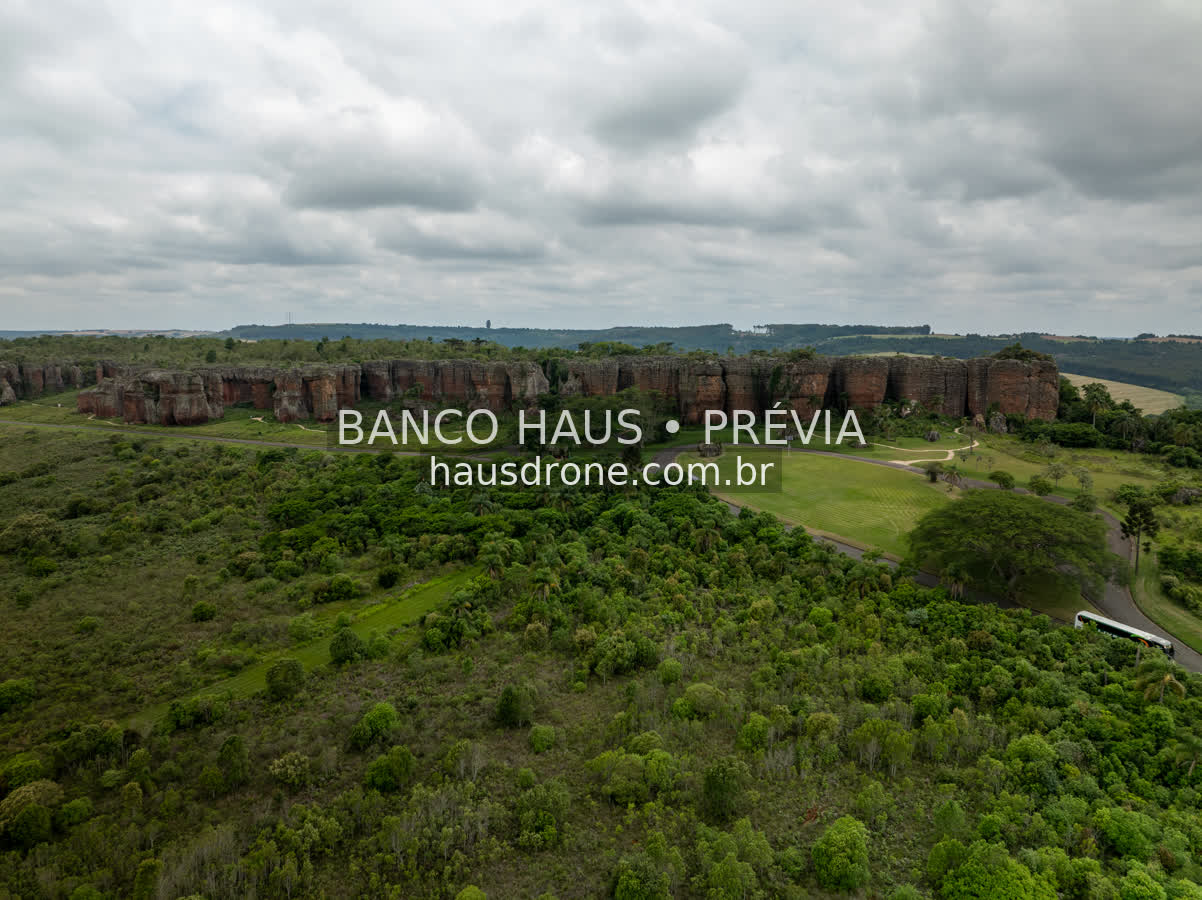 Formações rochosas e vegetação — Vila Velha em Ponta Grossa, Paraná.