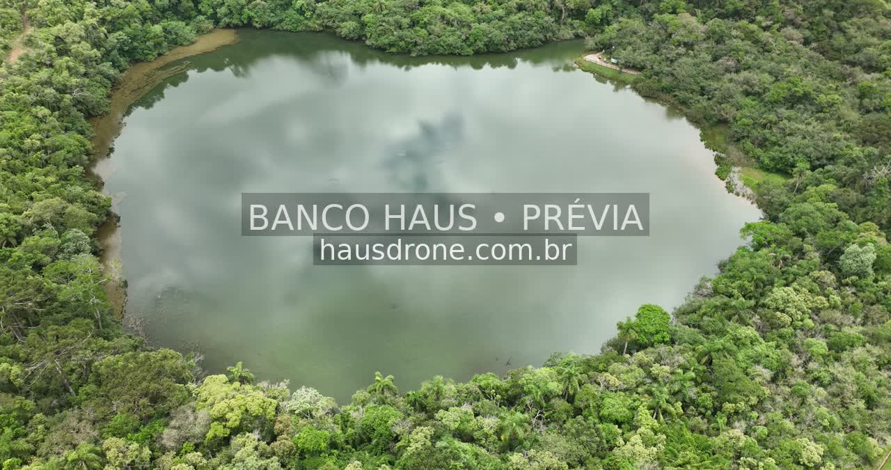 Lagoa cercada por vegetação — Vila Velha em Ponta Grossa, Paraná.
